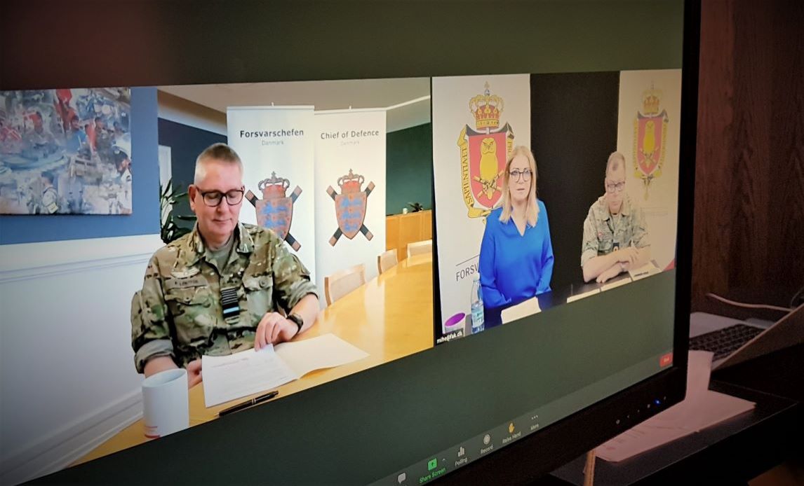 Skærmvisning af Forsvarsakademiets Uddannelseskonference 2021 ONLINE